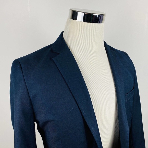 H&M Suits & Blazers Hm 36r Slim Fit Sport Coat Navy Blue Two Button